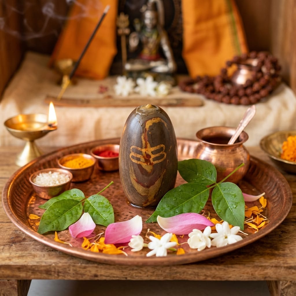 12-Inch Temple Grade Narmadeshwar Shivling